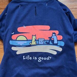 Life Is Good Dog T-Shirt